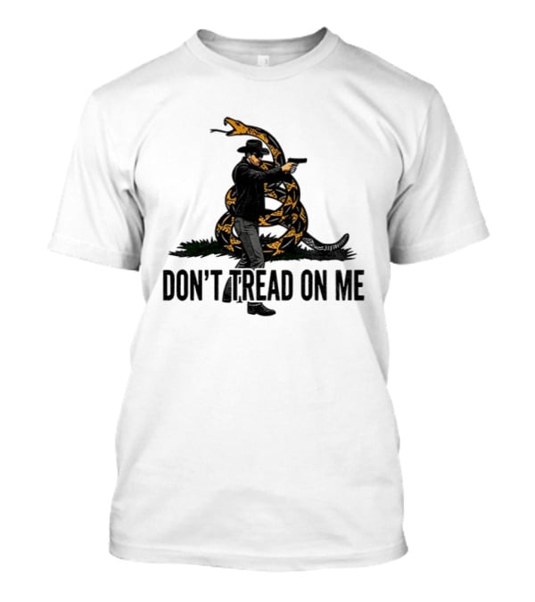 Jordan Salinas Don't Tread On Me Cowboy Snake Stand America T-Shirt