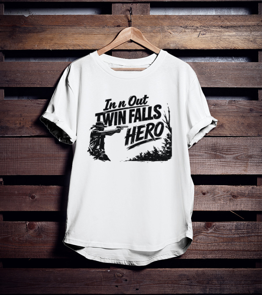Jordan Salinas In N Out Twin Falls Hero Idaho Political T-Shirt