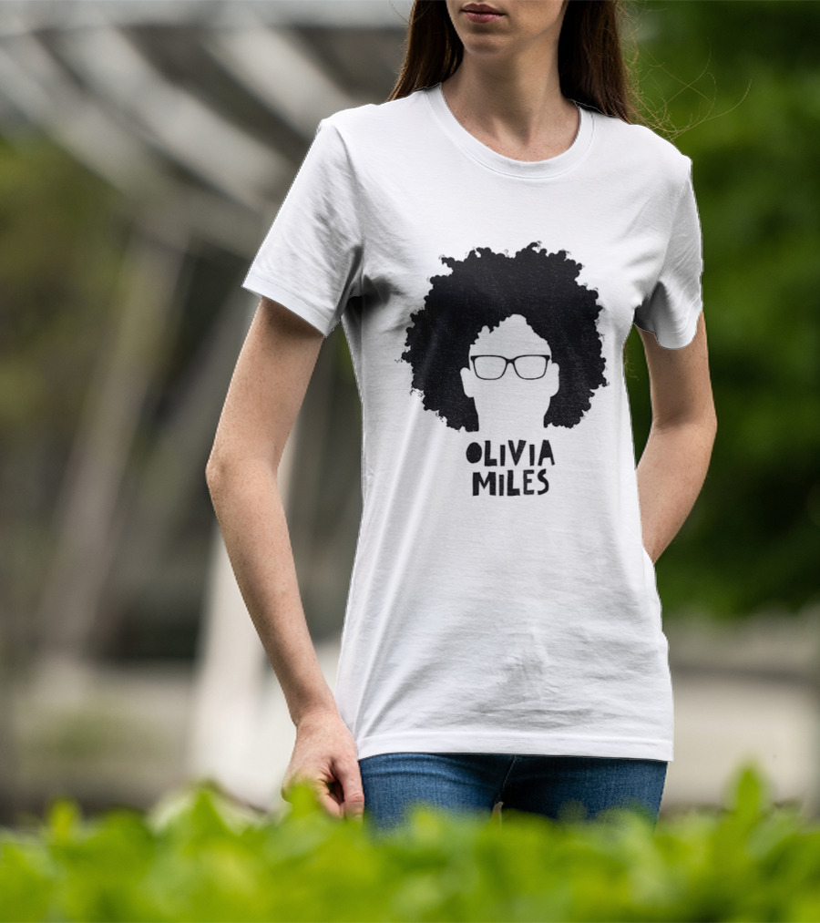 Olivia Miles Afro Glasses Icon WNBA Minnesota Lynx 2026 T-Shirt