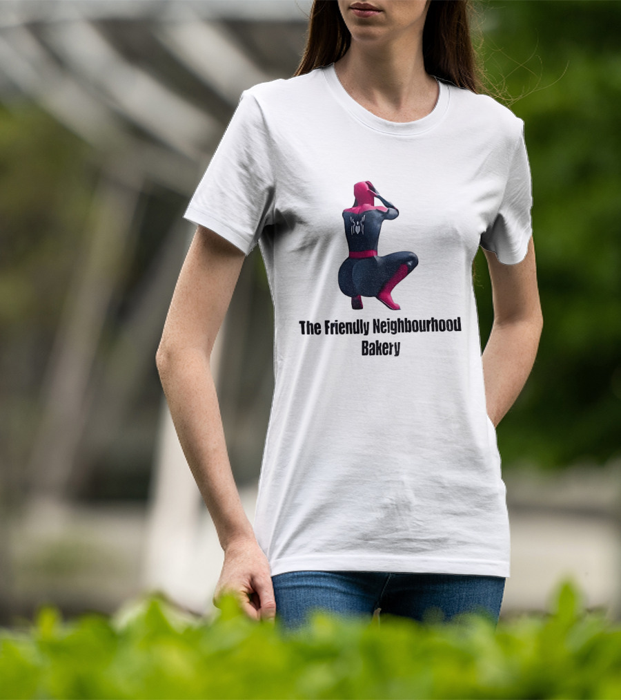 Sexy Spider Man The Friendly Neighbourhood Bakery Pose T-Shirt