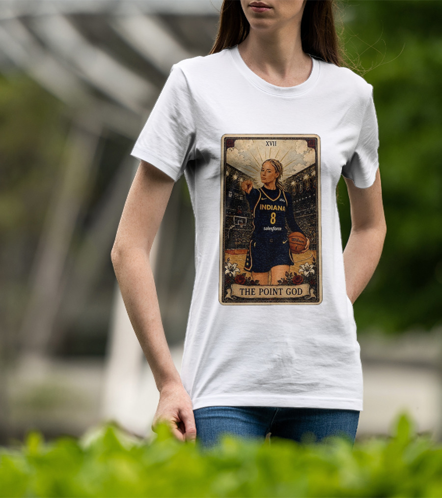 Sophie Cunningham Indiana The Point God XVII Tarot Card Basketball 8 T-Shirt