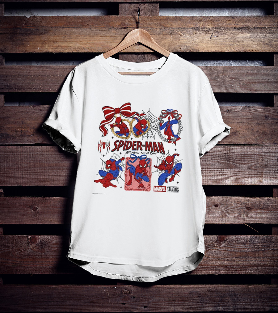 Spider Man Brand New Day Marvel Studios Masked Web Hero Coquette Superhero T-Shirt