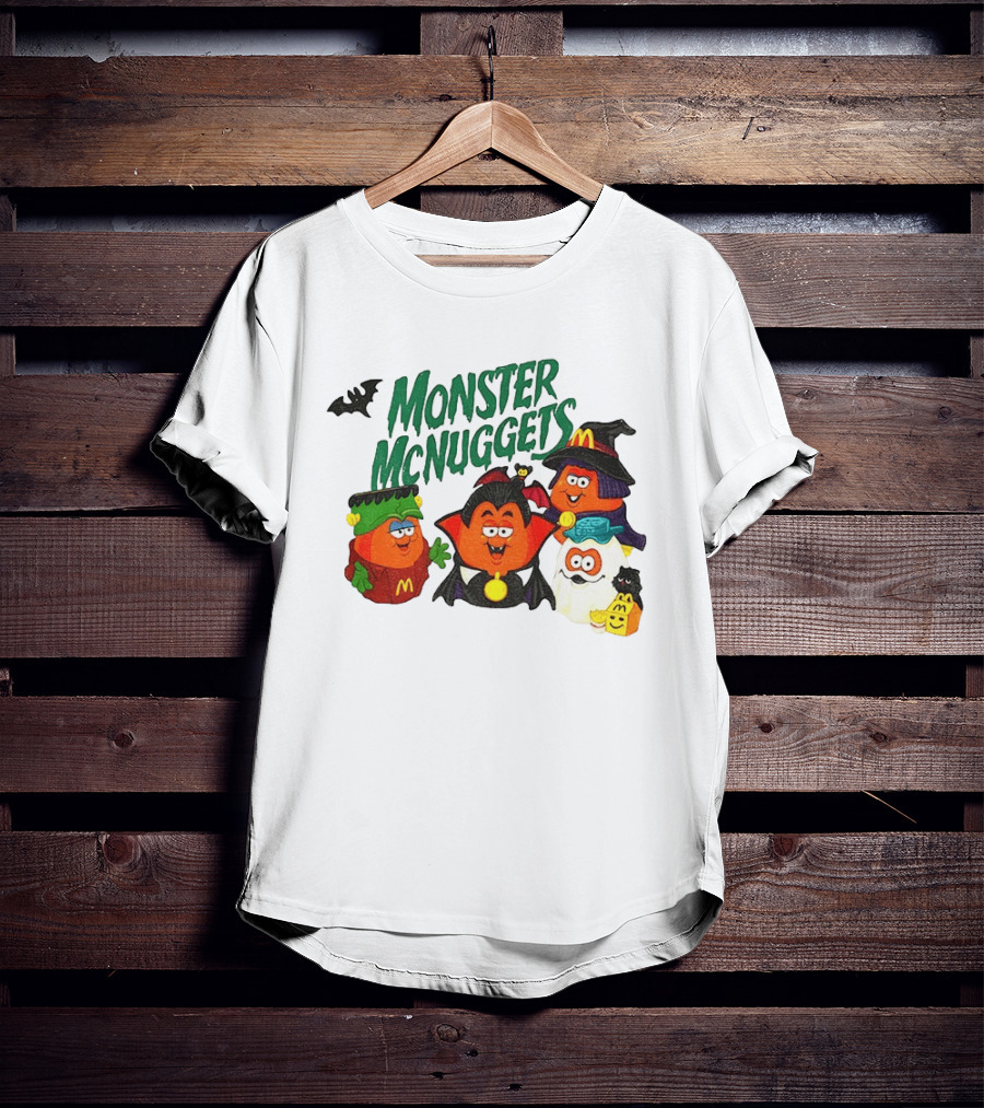 Monster McNuggets Halloween McDonald's Characters T-Shirt