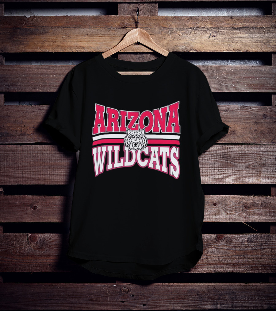 Arizona Wildcats NCAA Head Red White Stripes T-Shirt