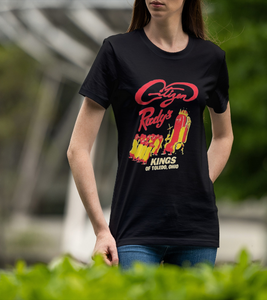 Citizen Rudy's Kings Of Toledo Ohio Hot Dogs T-Shirt
