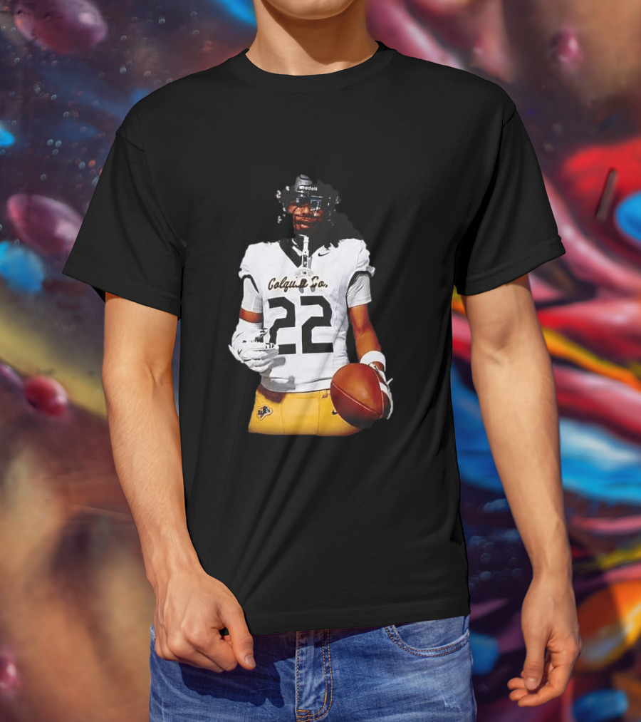 Colquitt County Packers Sean Ethan 22 Football Jersey Player Image T-Shirt
