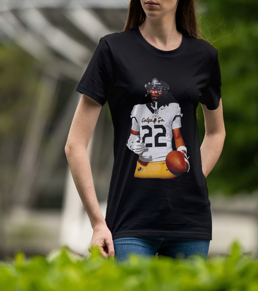 Colquitt County Packers Sean Ethan 22 Football Jersey Player Image T-Shirt