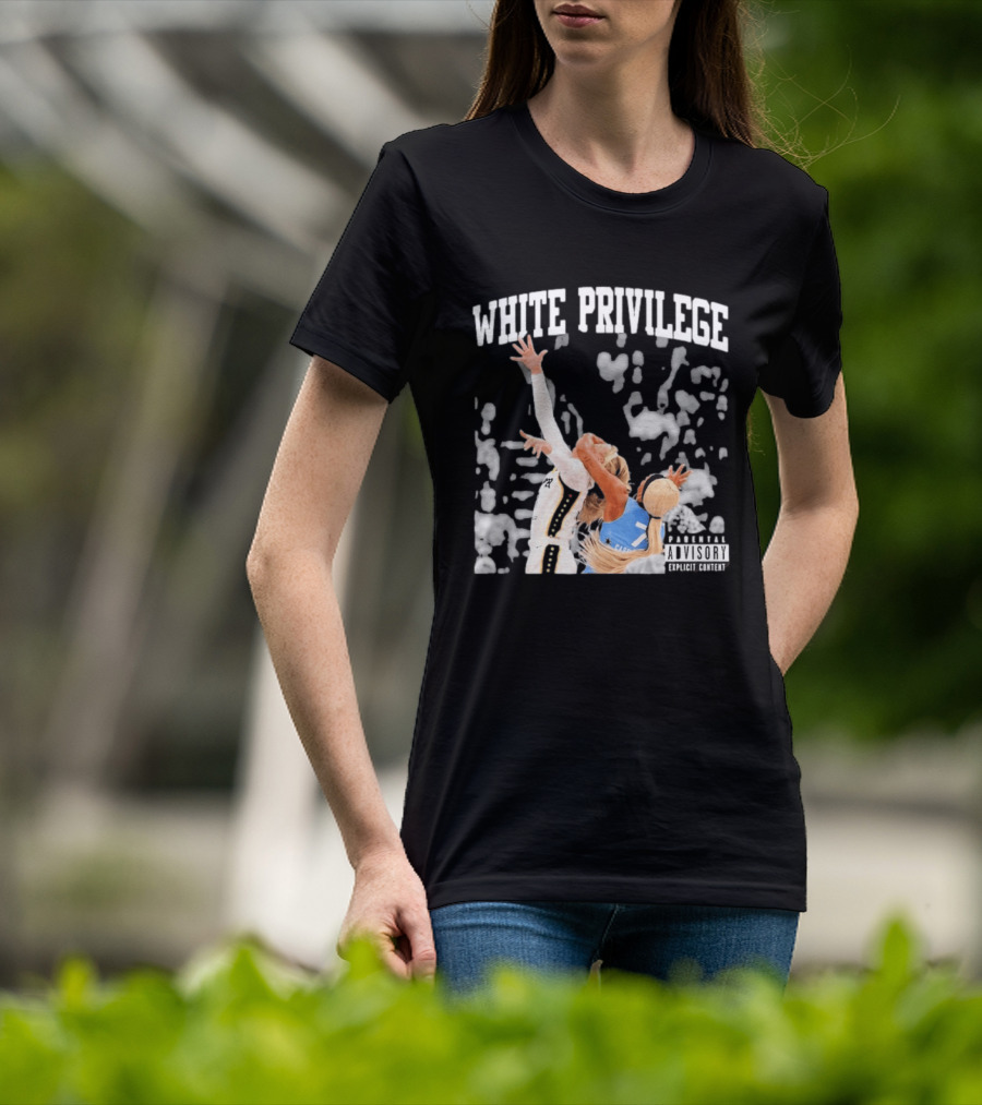 Dijonai Carrington Foul On Sophie Cunningham White Privilege Parental Advisory T-Shirt