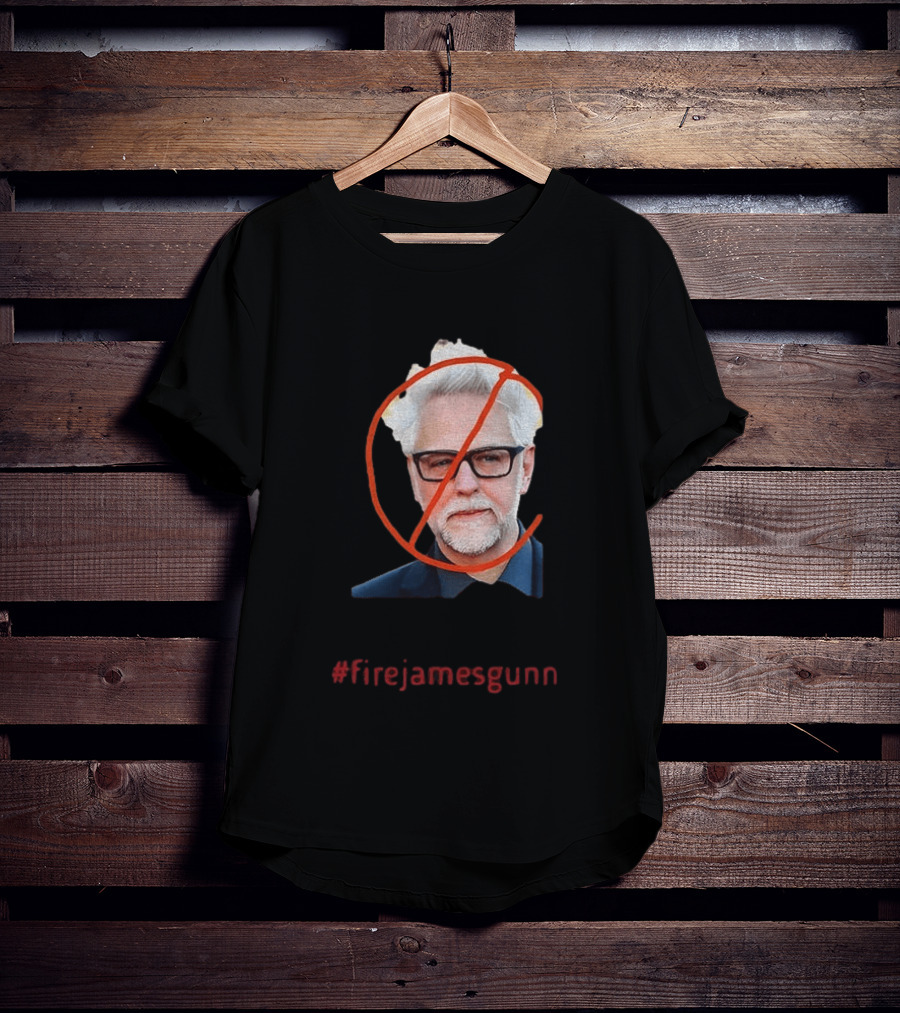 Firejamesgunn Protest James Gunn Director Criticism Controversy T-Shirt