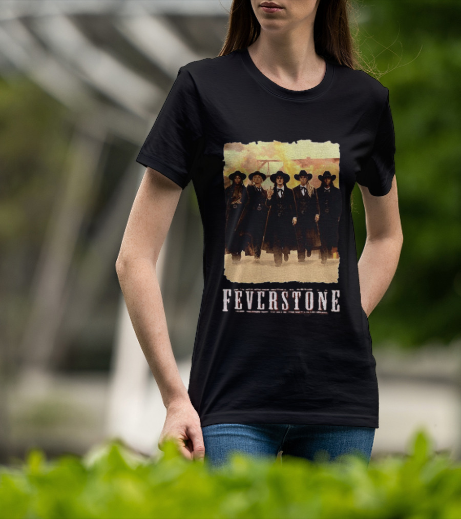 Feverstone Indiana Sophie Cunningham Caitlin Clark Tombstone Cowboys T-Shirt