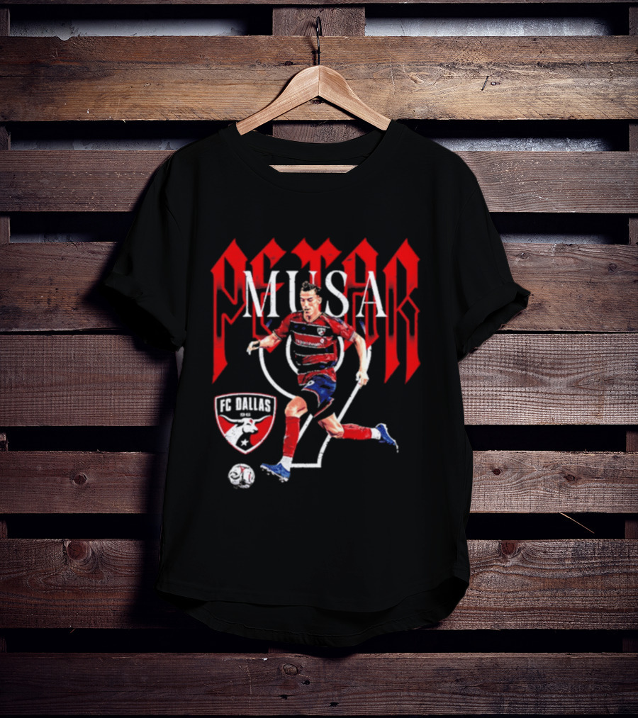 Petar Musa FC Dallas Number 9 Player Soccer T-Shirt