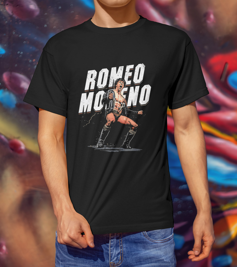 Romeo Moreno Dynamic NXT Superstar Wrestling Persona T-Shirt