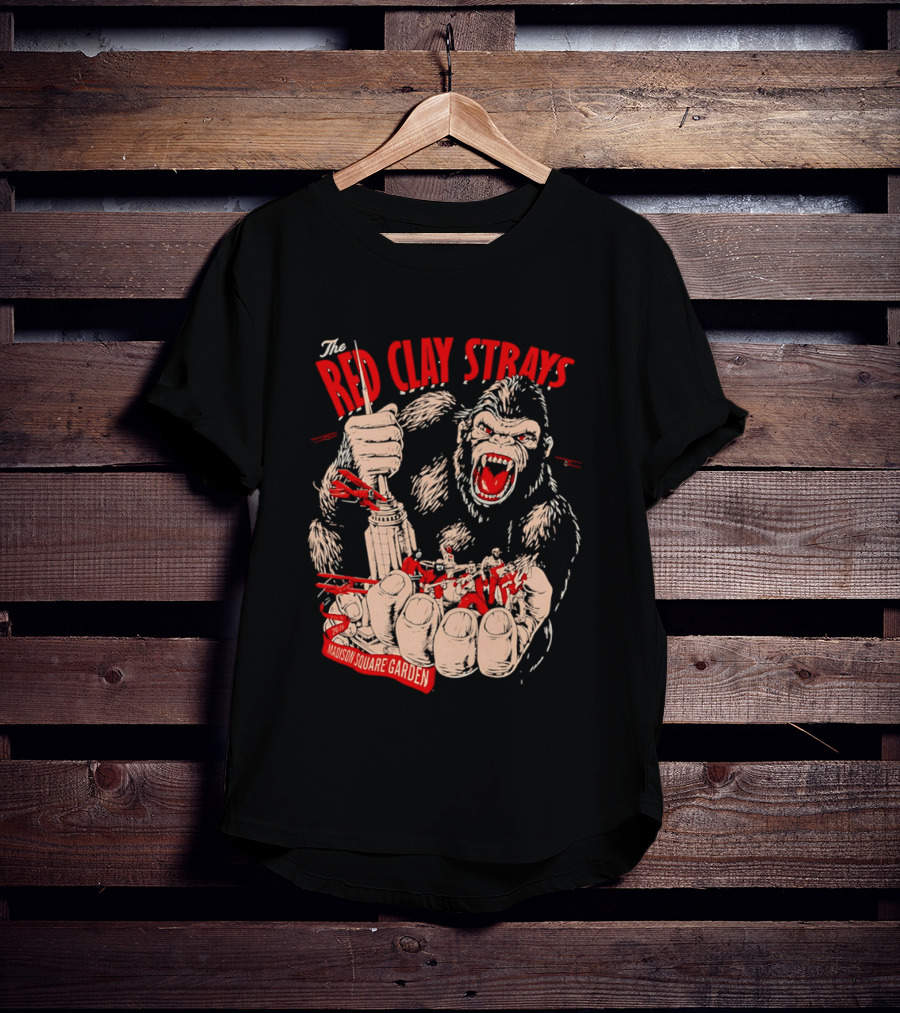 The Red Clay Strays Aug 9 2026 King Kong Madison Square Garden Event T-Shirt