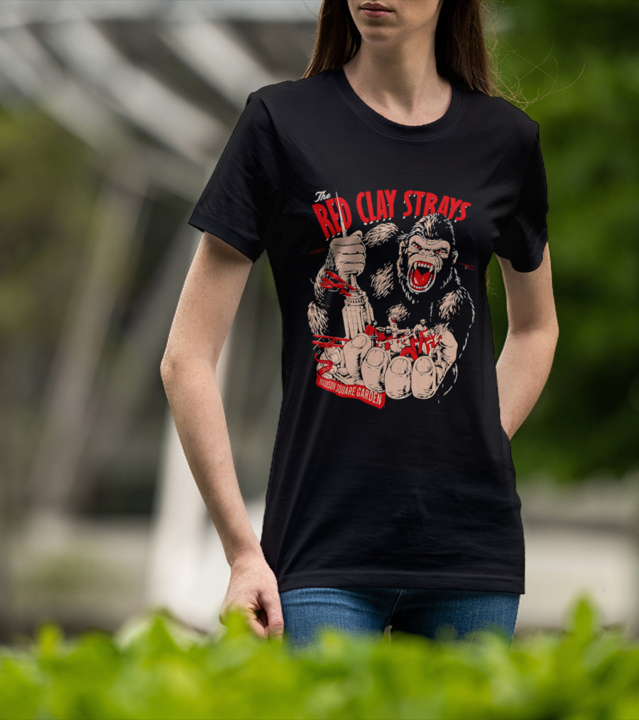 The Red Clay Strays Aug 9 2026 King Kong Madison Square Garden Event T-Shirt