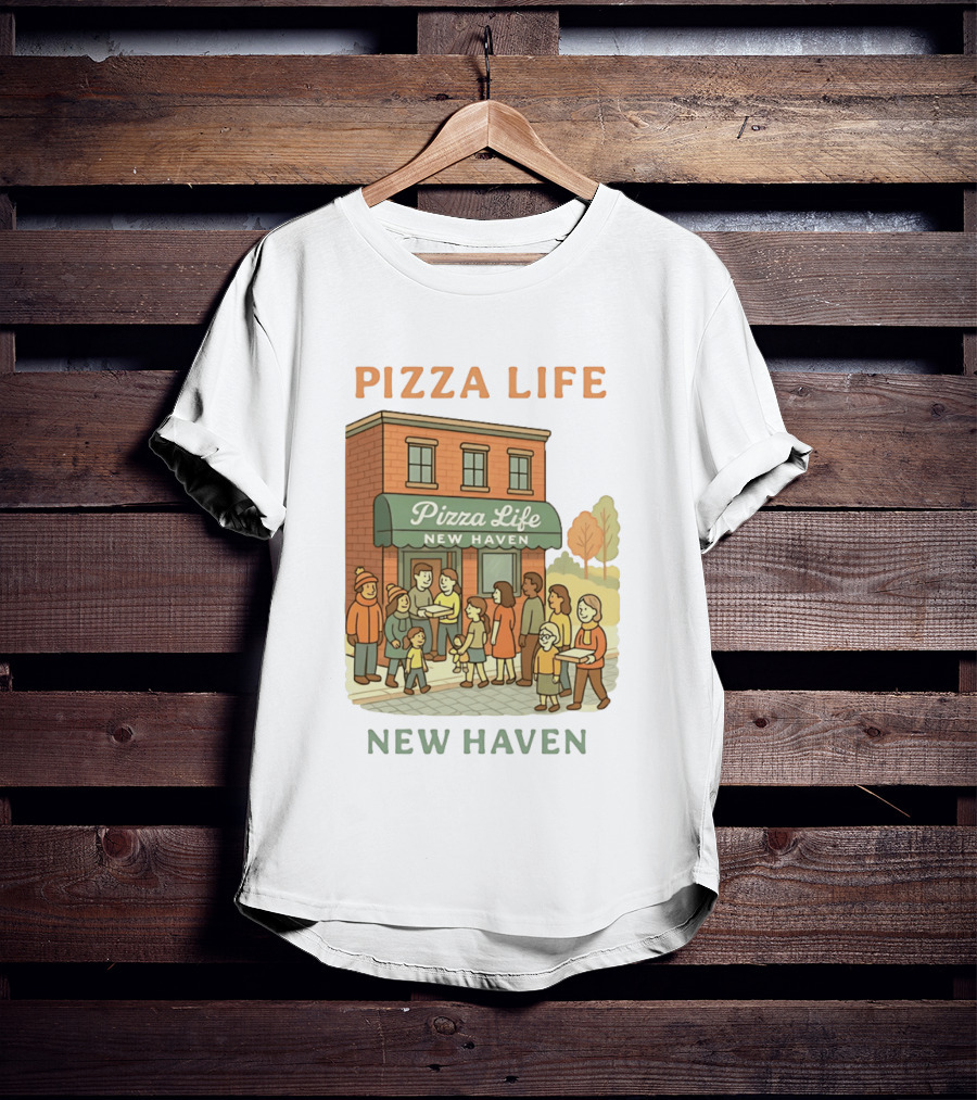 Pizza Life New Haven Family Gathering At Pizzeria T-Shirt