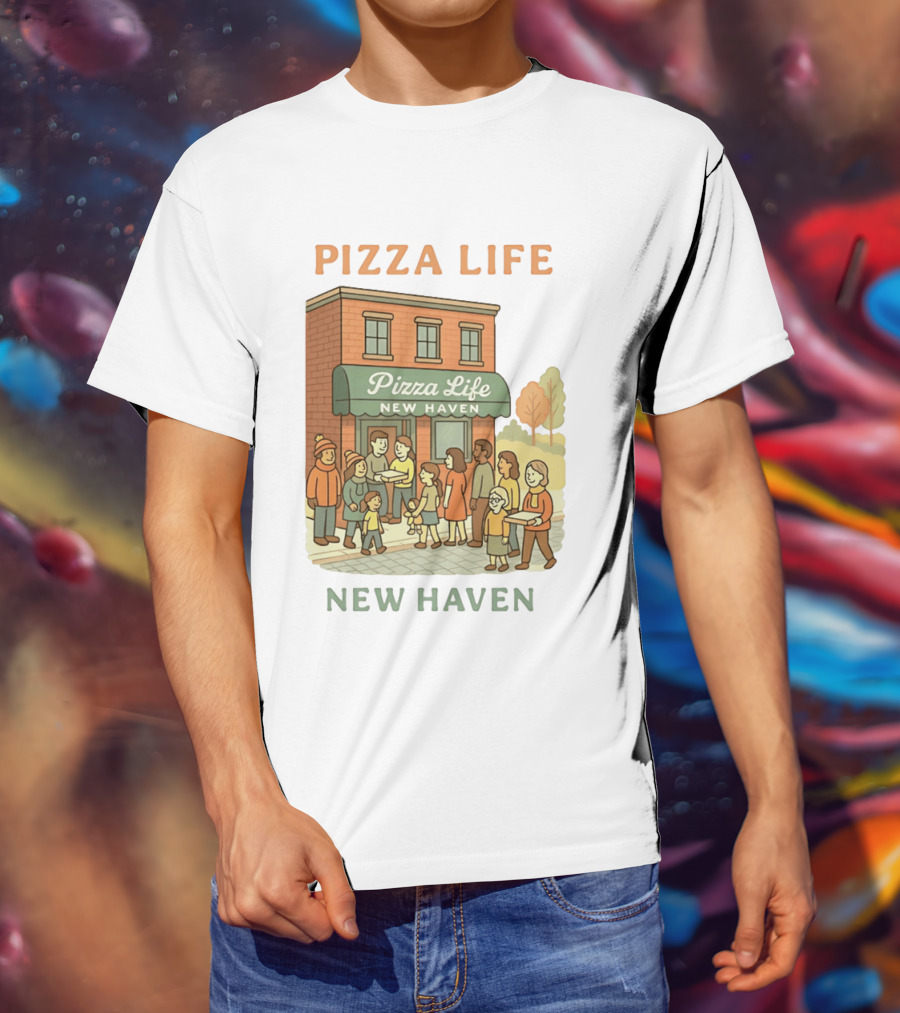 Pizza Life New Haven Family Gathering At Pizzeria T-Shirt