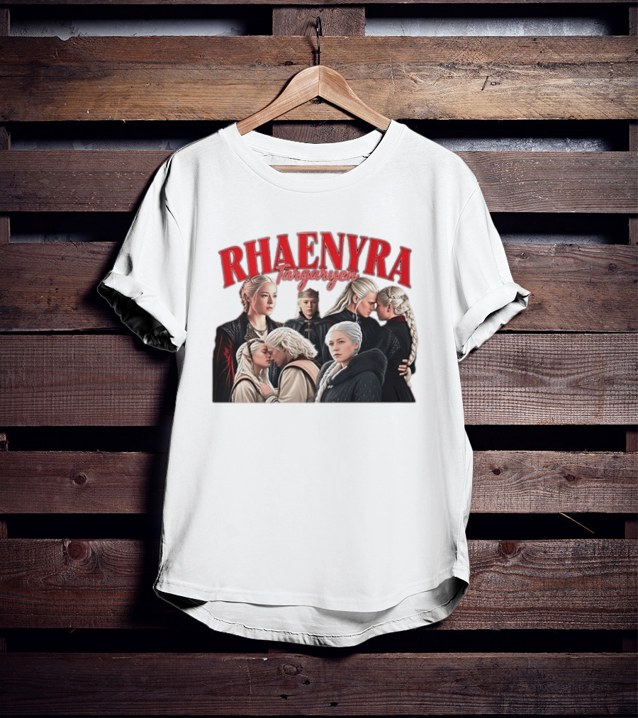 Rhaenyra Targaryen Photo Collage Bootleg Portraits T-Shirt