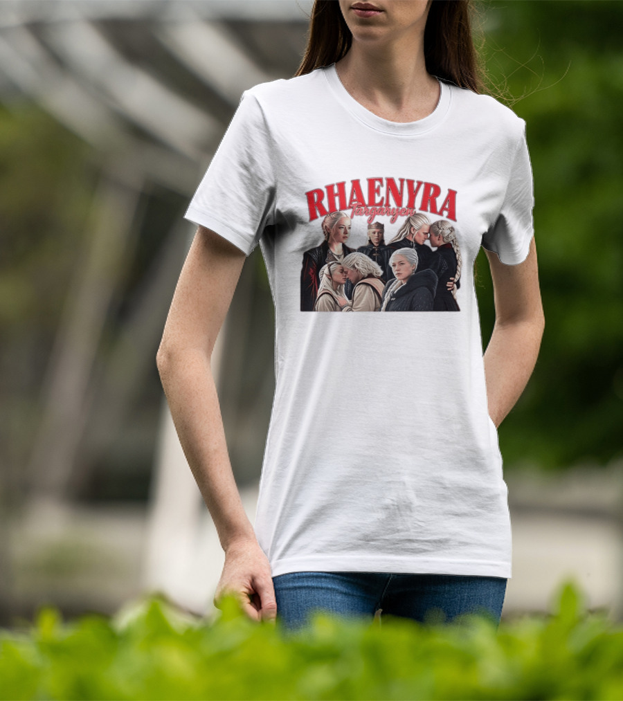 Rhaenyra Targaryen Photo Collage Bootleg Portraits T-Shirt