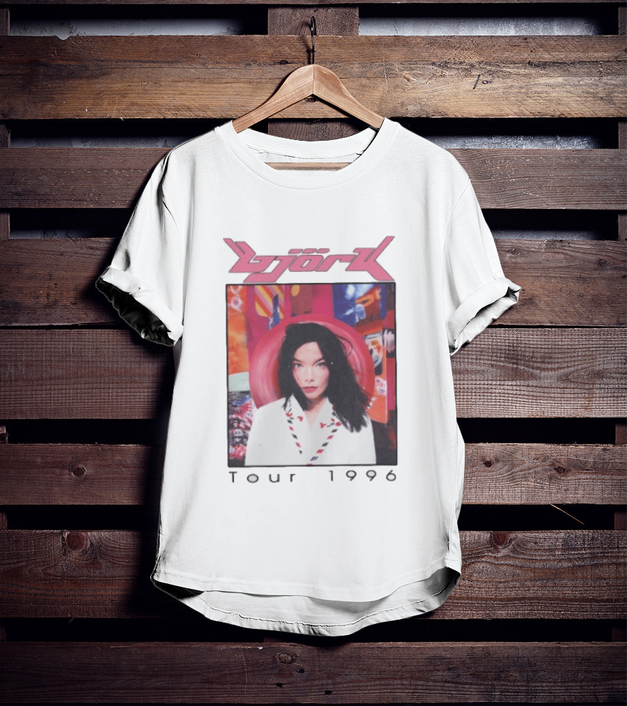 Björk Tour 1996 Post Icelandic Singer T-Shirt