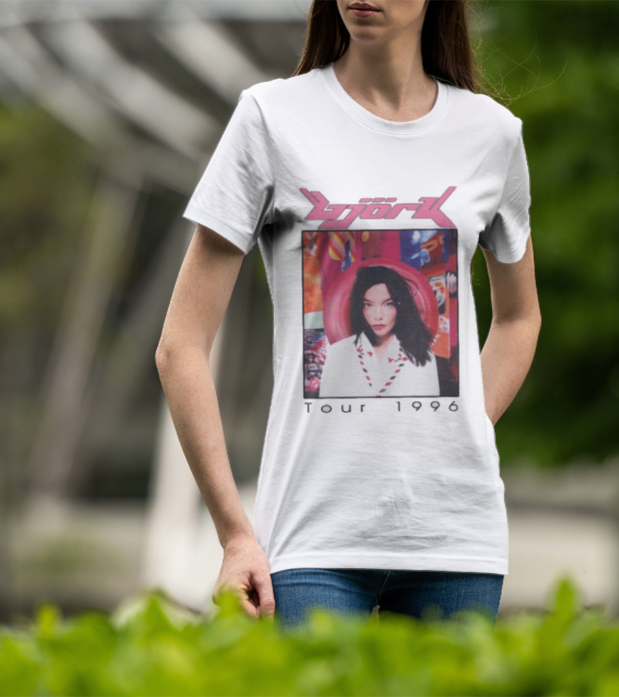 Björk Tour 1996 Post Icelandic Singer T-Shirt