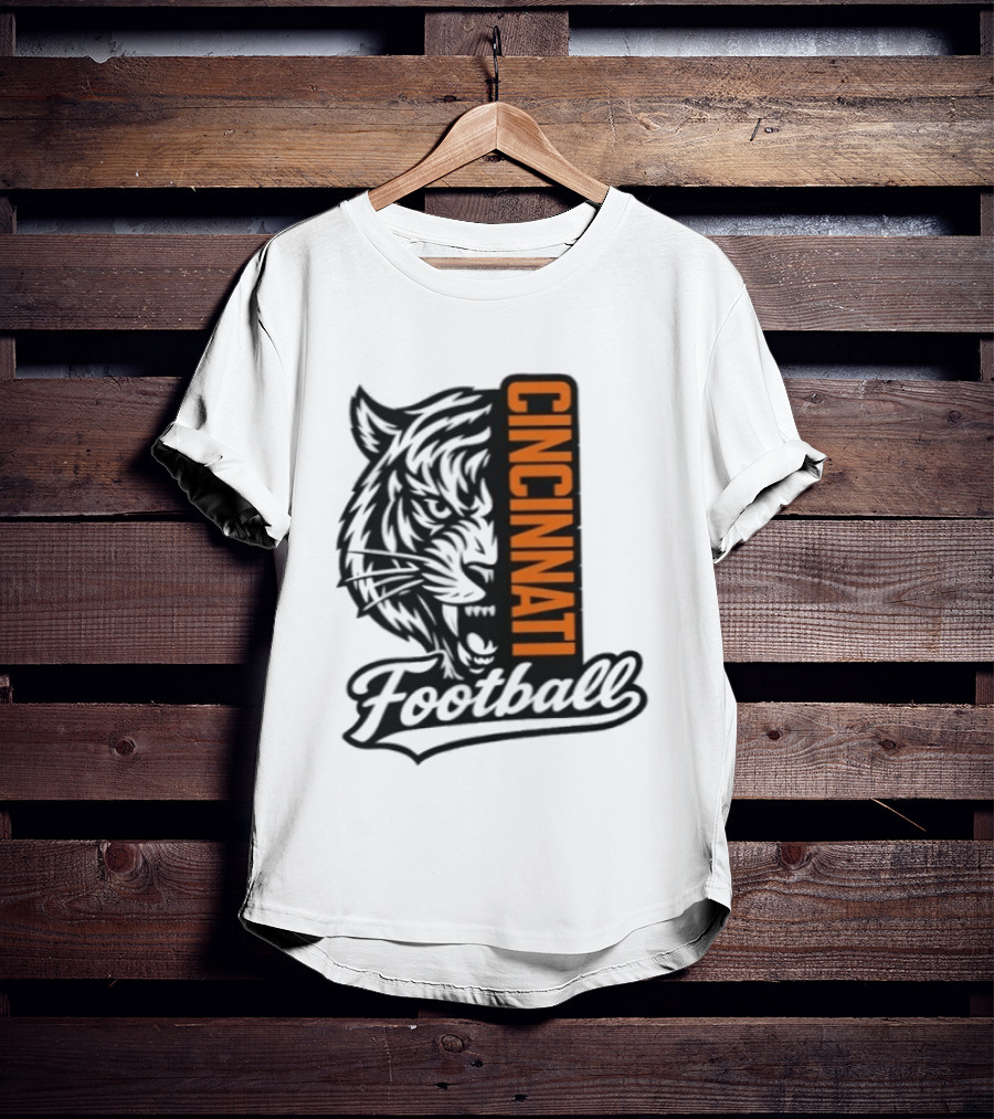 Cincinnati Football Tiger Tiger Iconic Team T-Shirt