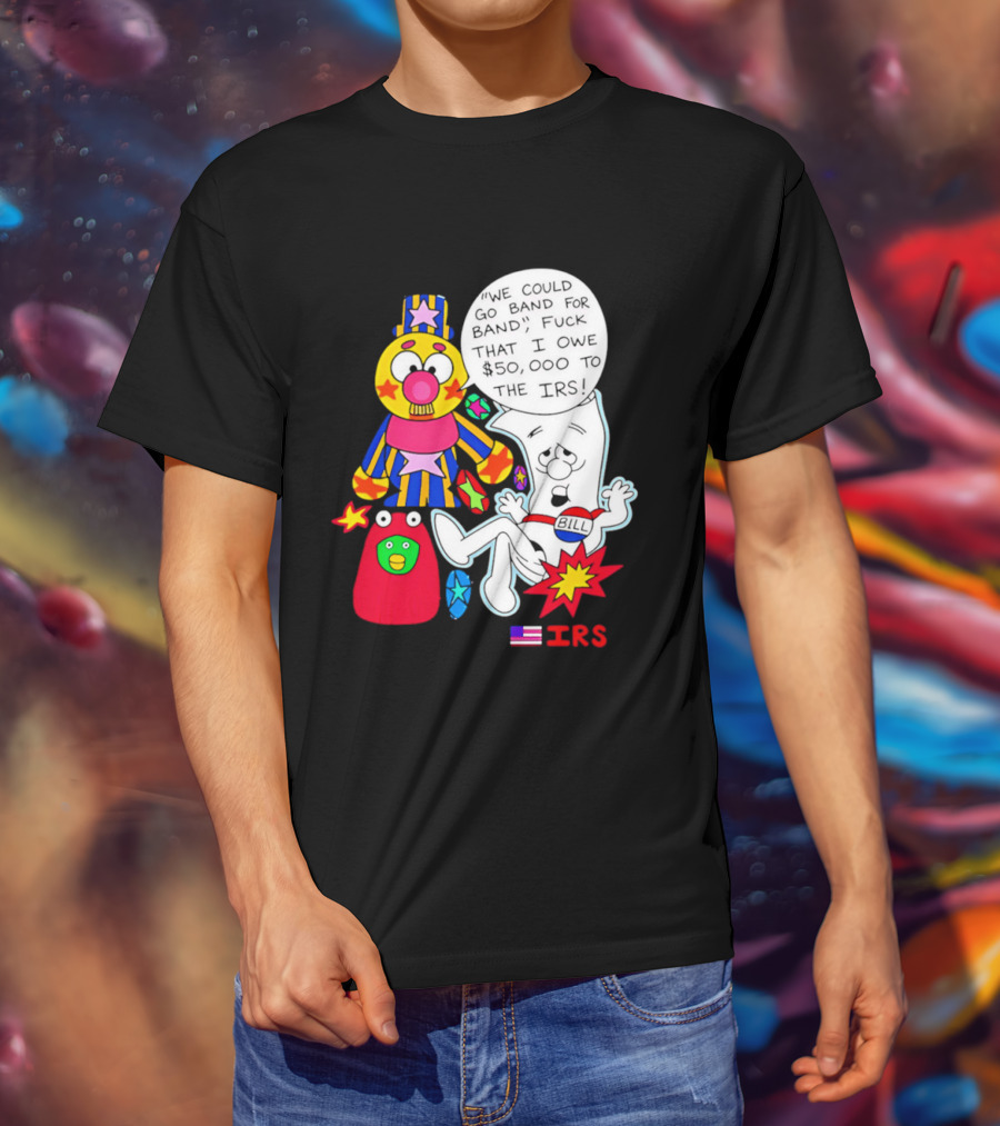 I'm Just A Bill IRS Debt Schoolhouse Rock Clown And Starburst T-Shirt