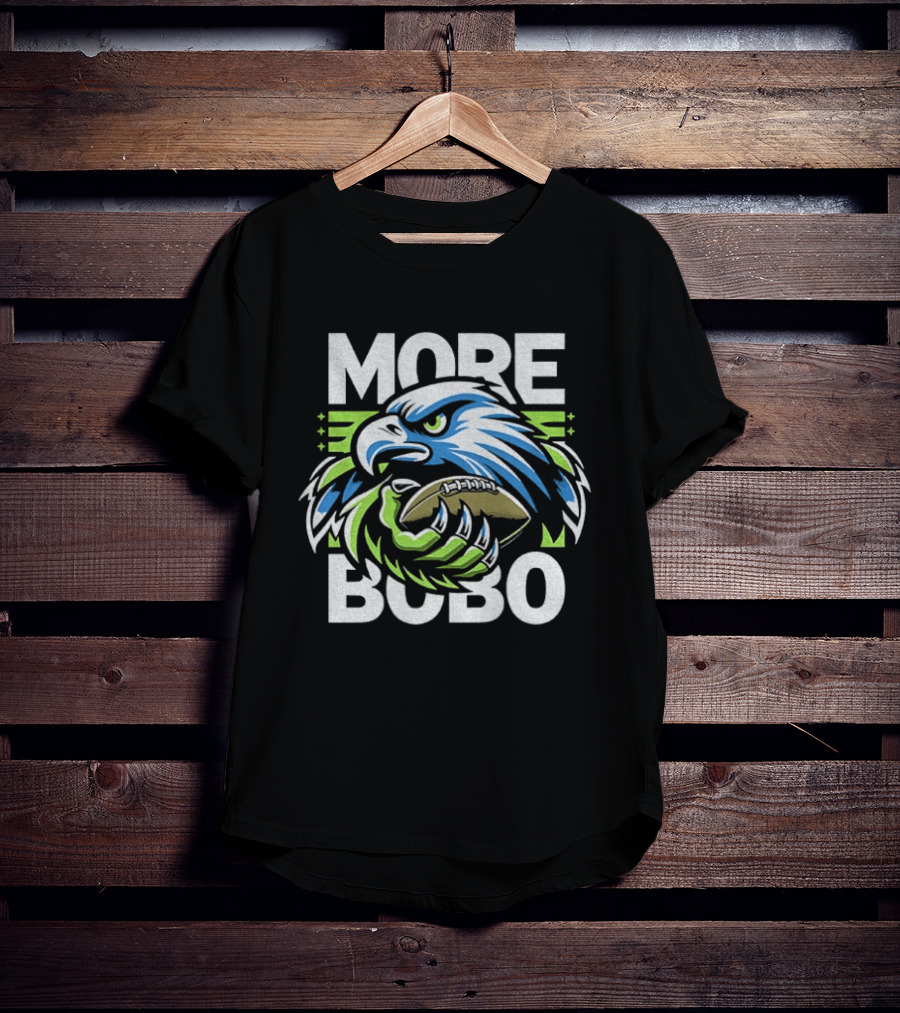 Jake Bobo More Bobo Seattle Seahawks Football Vibrant Gradient 2025 T-Shirt