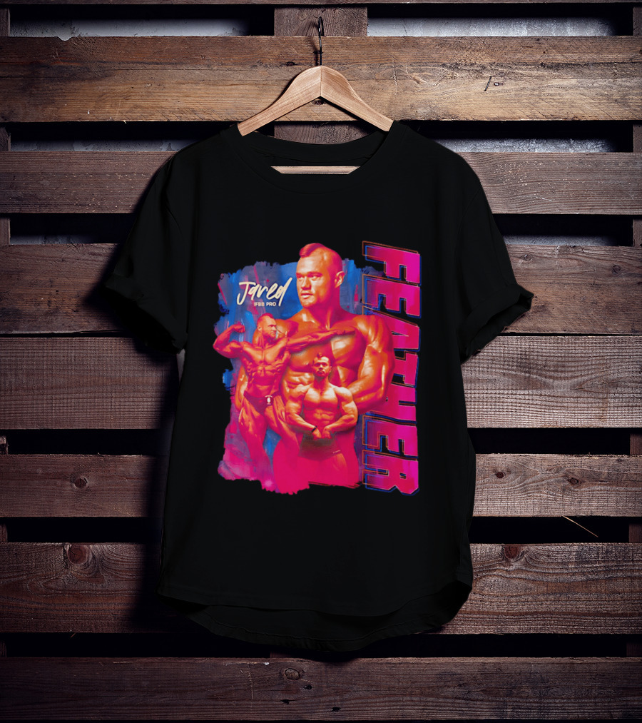 Jared Feather IFBB Pro Bodybuilding Champion Bold Visual T-Shirt