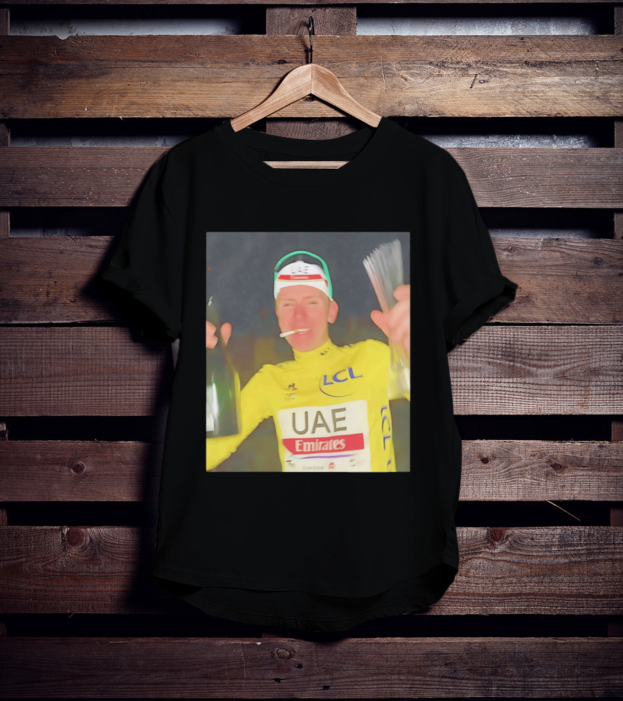 UAE Emirates LCL Tour De France Winner Celebrating T-Shirt