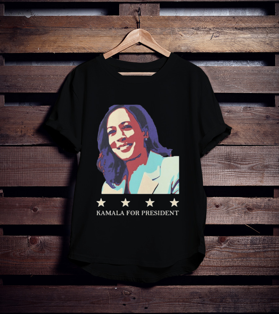 Kamala For President Pop Political Four Star T-Shirt