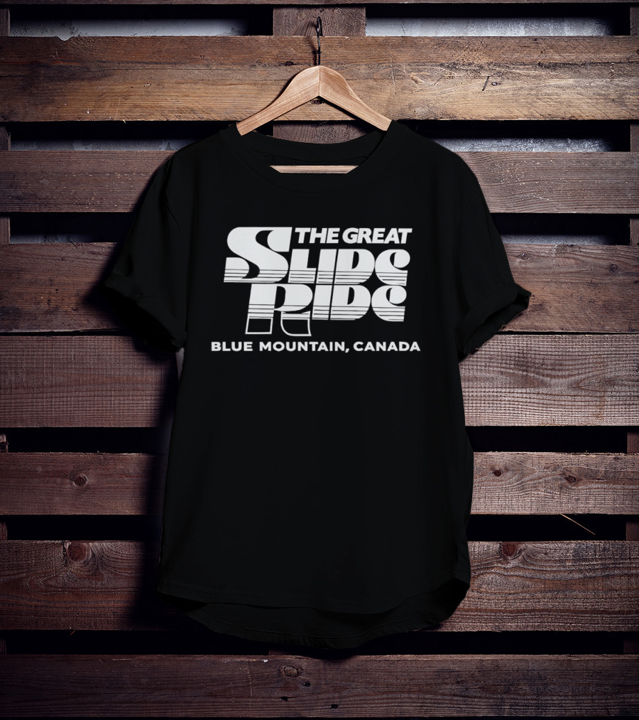 The Great Slide Ride Blue Mountain Canada Adventure Experience T-Shirt
