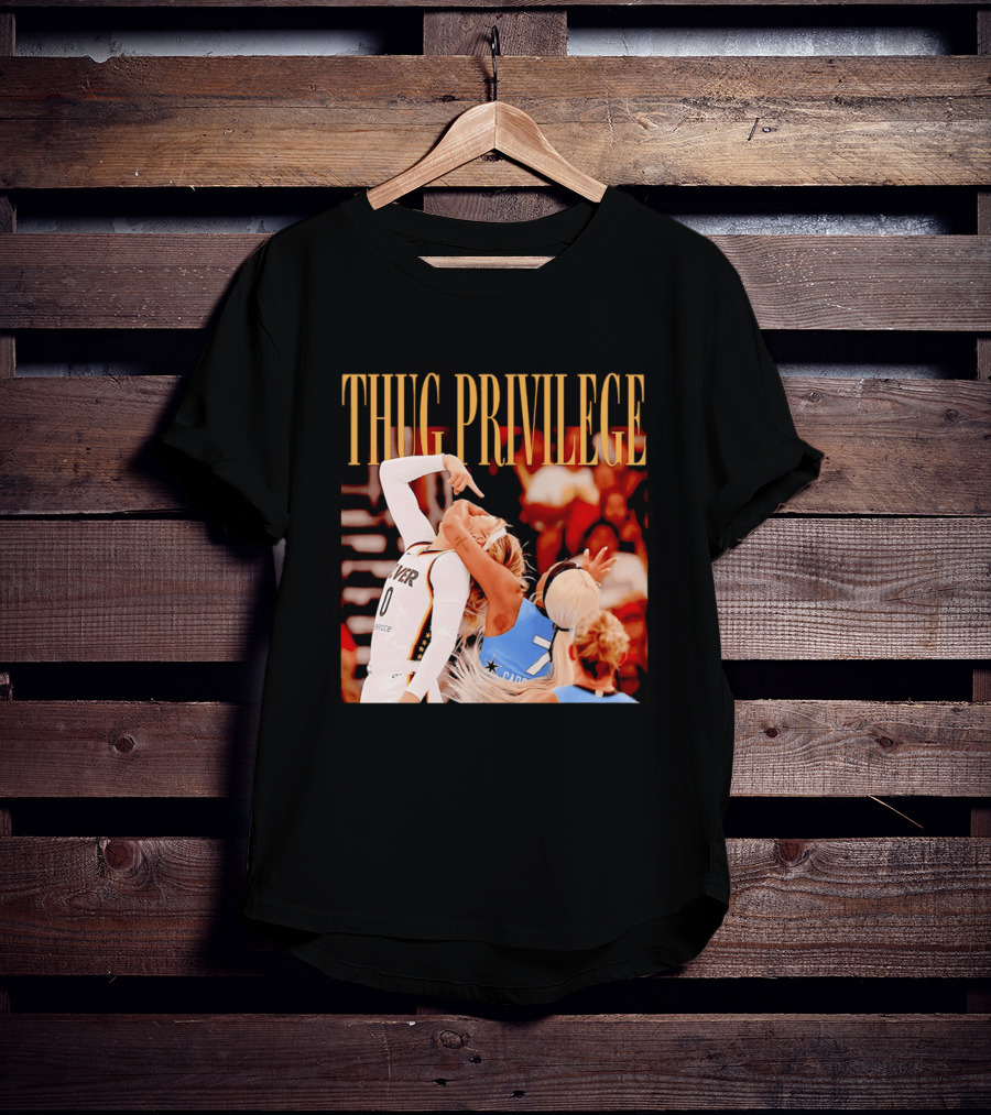 Thug Privilege Sophie Cunningham Basketball Action T-Shirt