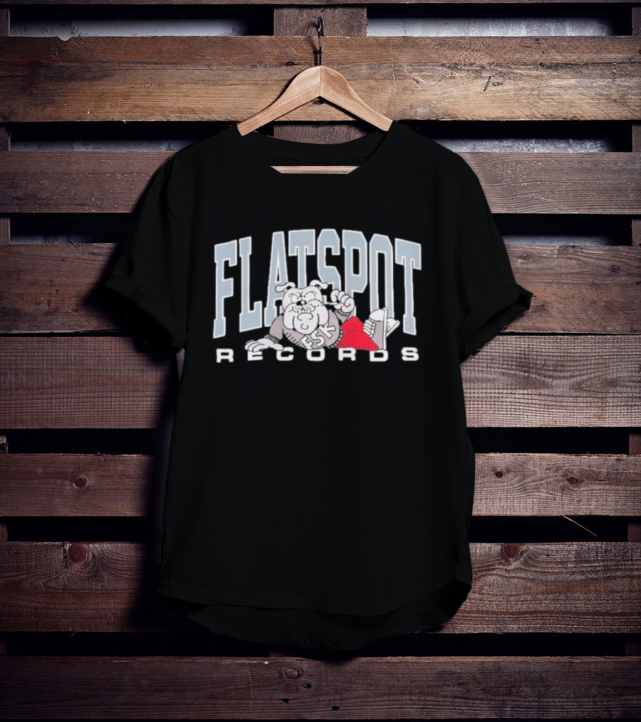 Flatspot Records FSK Embroidered Chill Dog T-Shirt