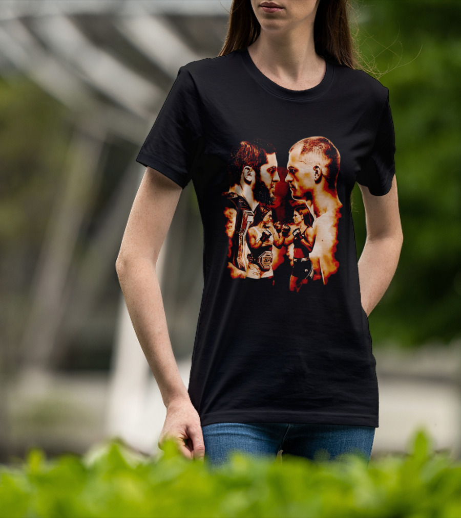 UFC 330 Matchup Islam Makhachev Vs Alexander Volkanovski Face Off T-Shirt