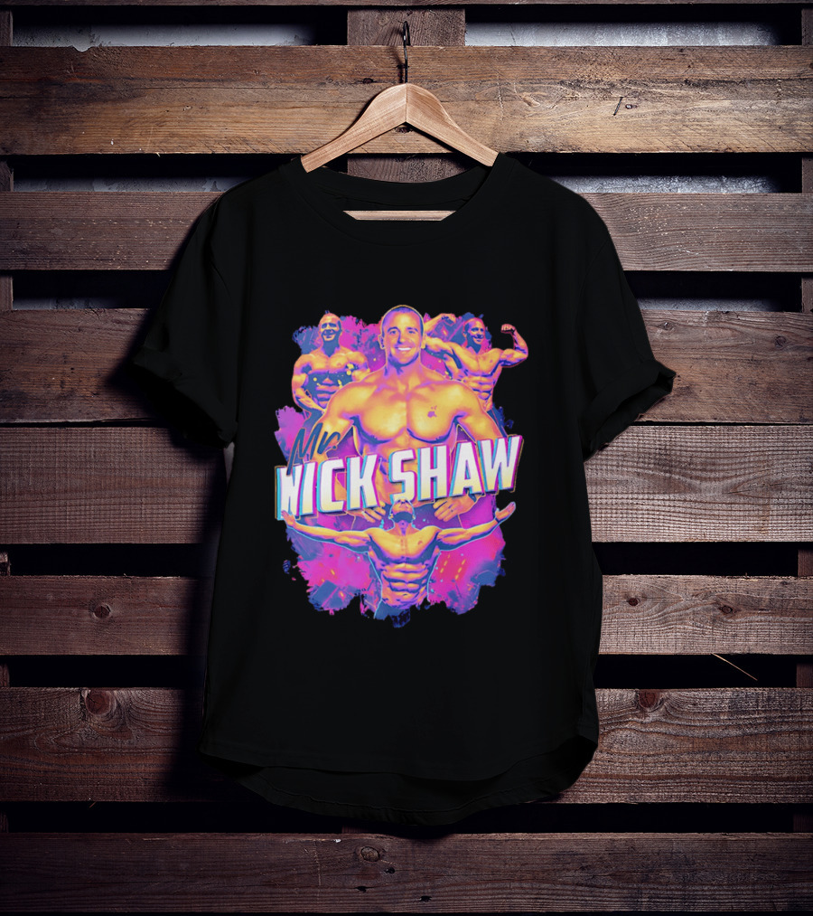 Mr Nick Shaw Bodybuilding Motivation Fitness Enthusiast Hype T-Shirt