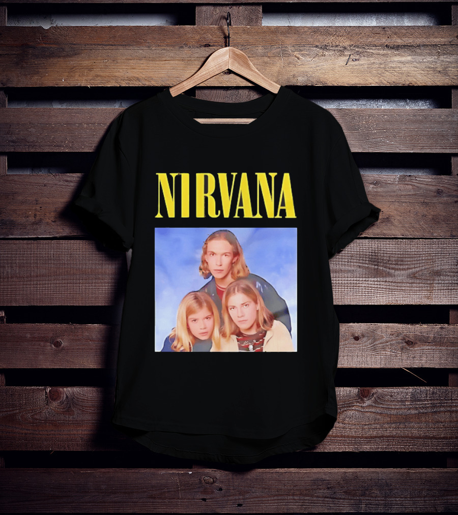 Nirvana Hanson Trio Blue Cloud Bootleg T-Shirt