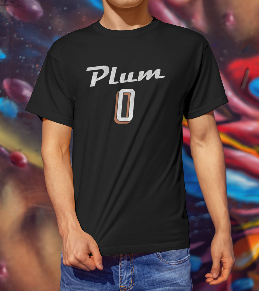 Plum 0 Phoenix Kelsey Basketball Fan Gear T-Shirt