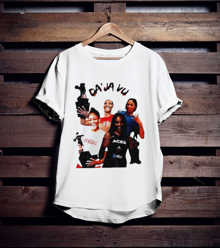 Aja Wilson DA'JA Vu Las Vegas Aces 4X MVP WNBA Legend T-Shirt