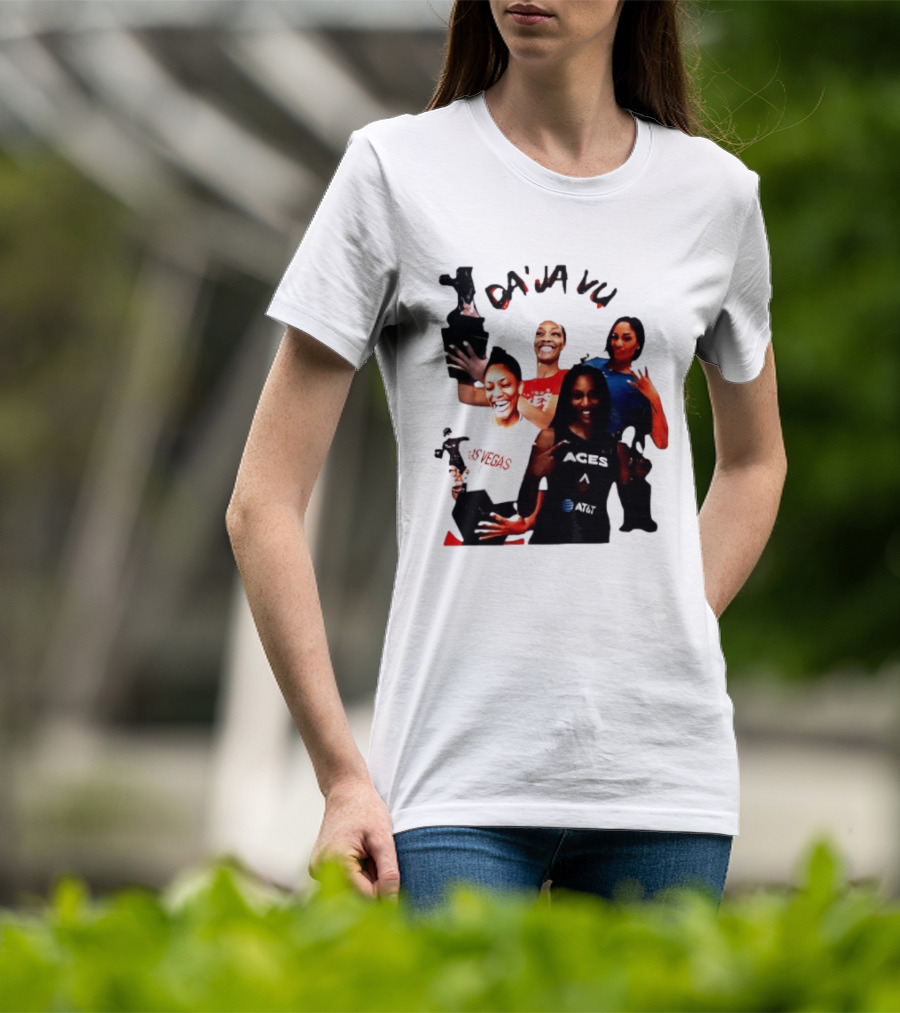 Aja Wilson DA'JA Vu Las Vegas Aces 4X MVP WNBA Legend T-Shirt