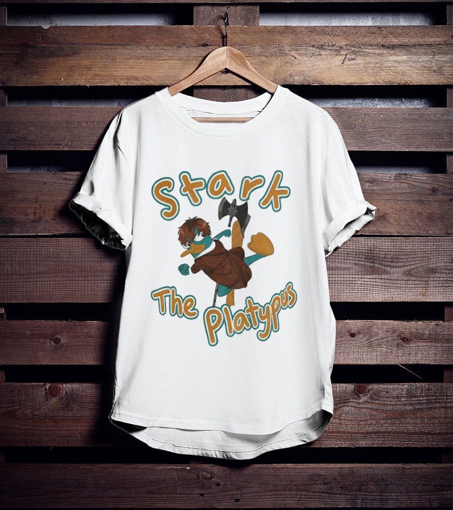 Stark Perry The Platypus Crossover Character Mashup T-Shirt