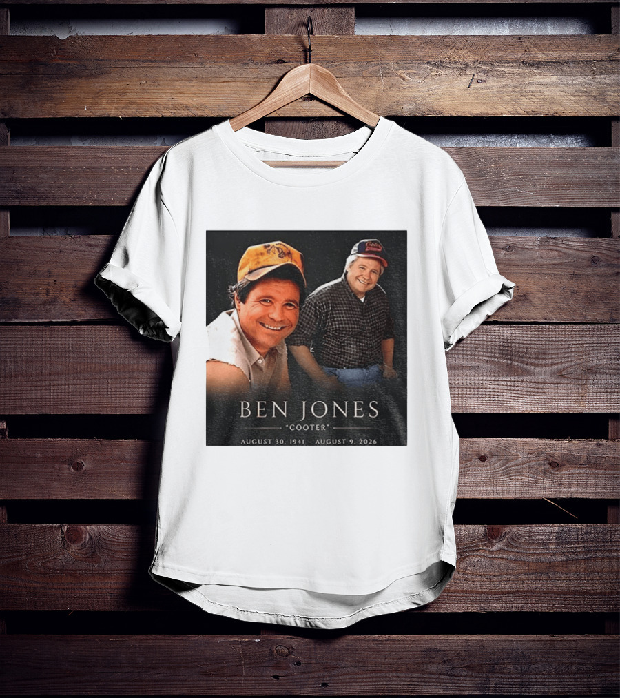Ben Jones Cooter Memorial August 30 1941 August 9 2026 T-Shirt
