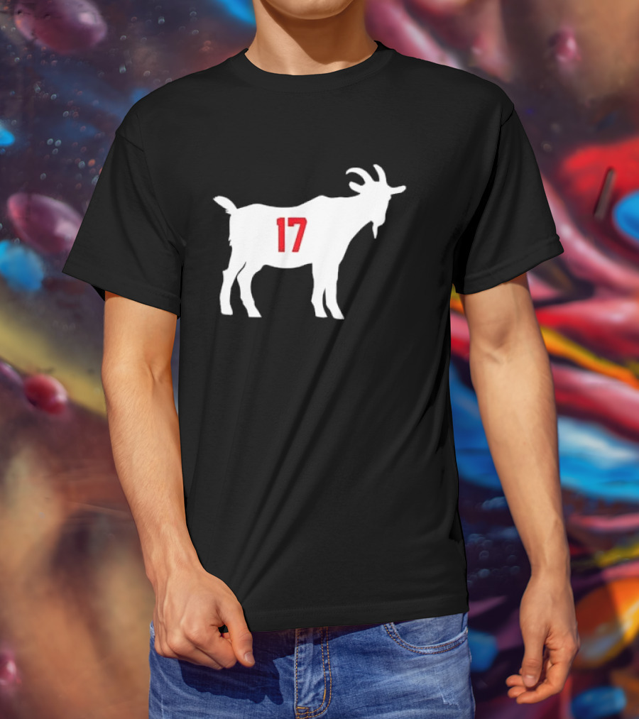 17 White Billy Goat T-Shirt