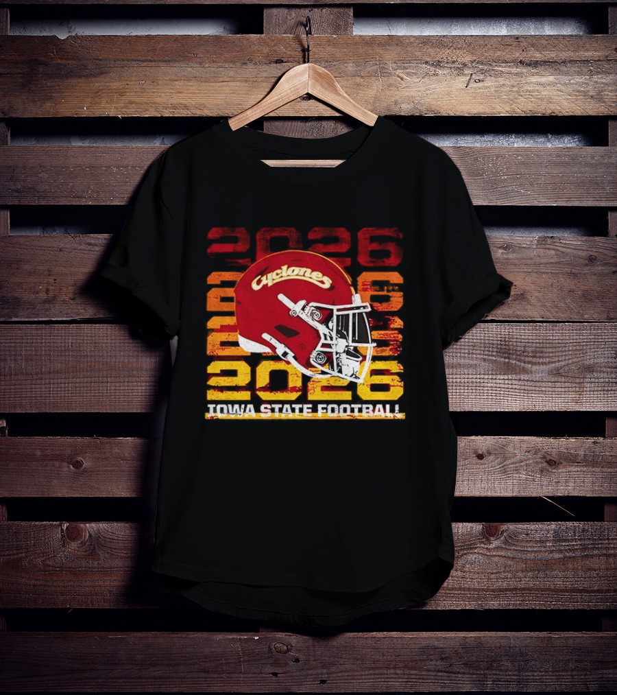 Cyclones Helmet 2026 Iowa State Football Gameday T-Shirt