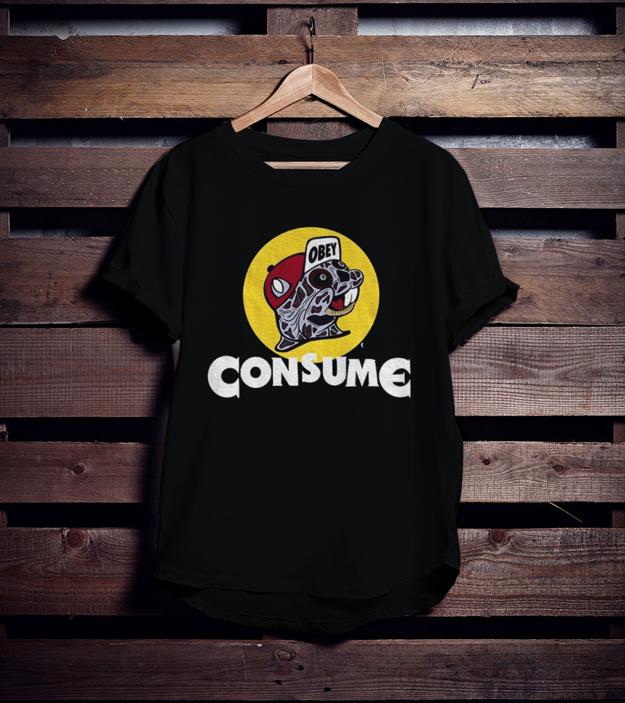 Buc Ee's Obey Consume Graphic With Freddy Krueger T-Shirt