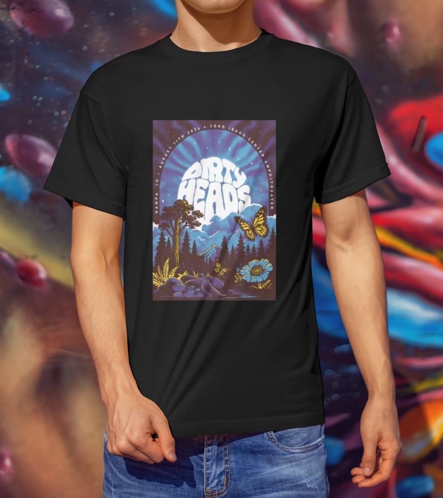 Dirty Heads August 11 2026 Nampa ID Ford Idaho Center Amphitheater Tour T-Shirt