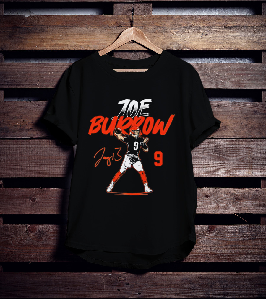Joe Burrow 9 Cleveland Browns 2026 Football Quarterback T-Shirt