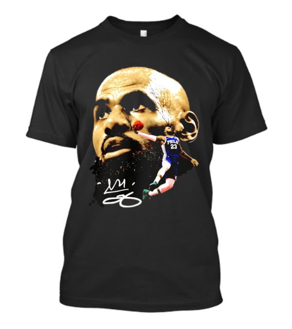 LeBron James Philadelphia 23 Dunk GOAT Signature T-Shirt