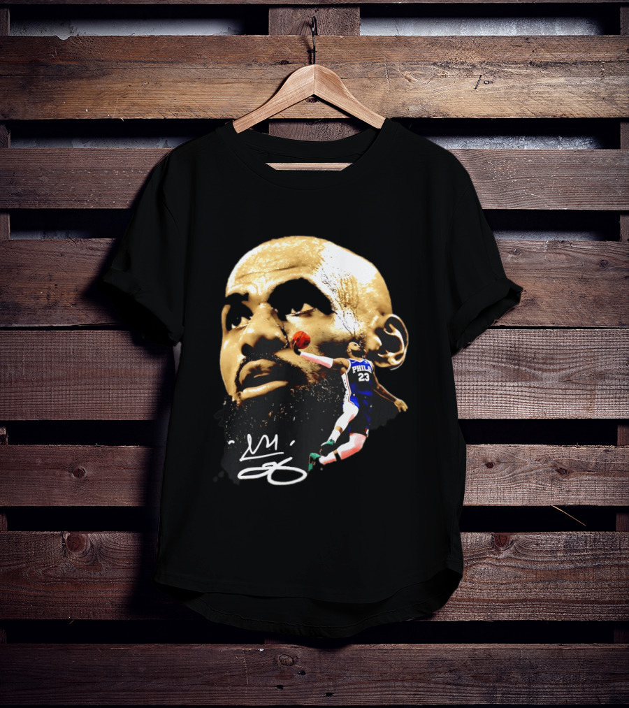 LeBron James Philadelphia 23 Dunk GOAT Signature T-Shirt