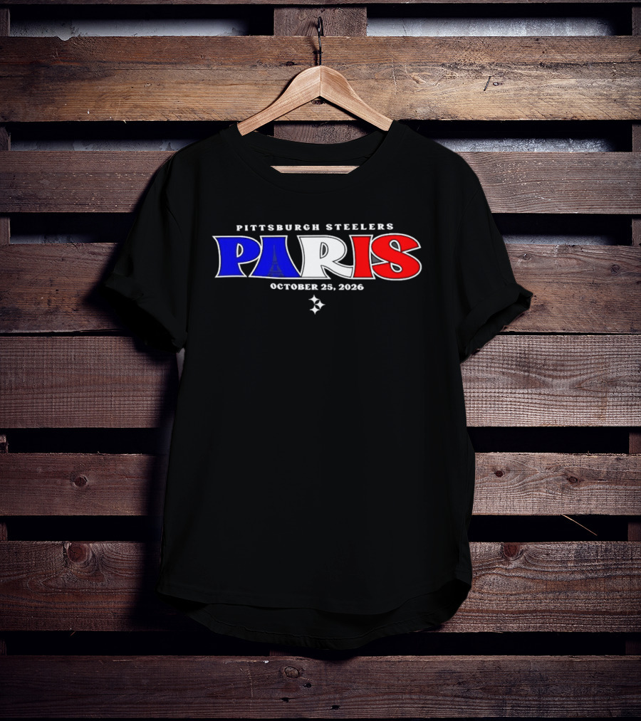 Pittsburgh Steelers Paris October 25 2026 T-Shirt