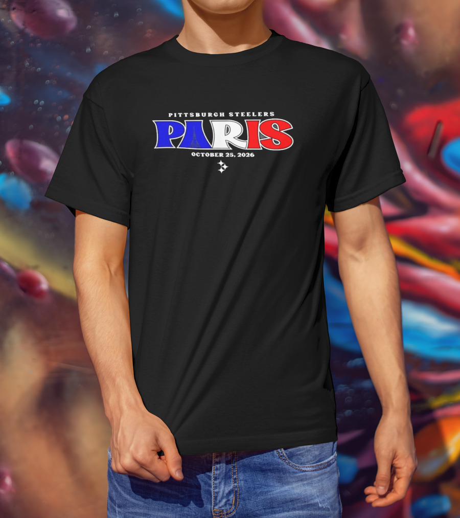 Pittsburgh Steelers Paris October 25 2026 T-Shirt